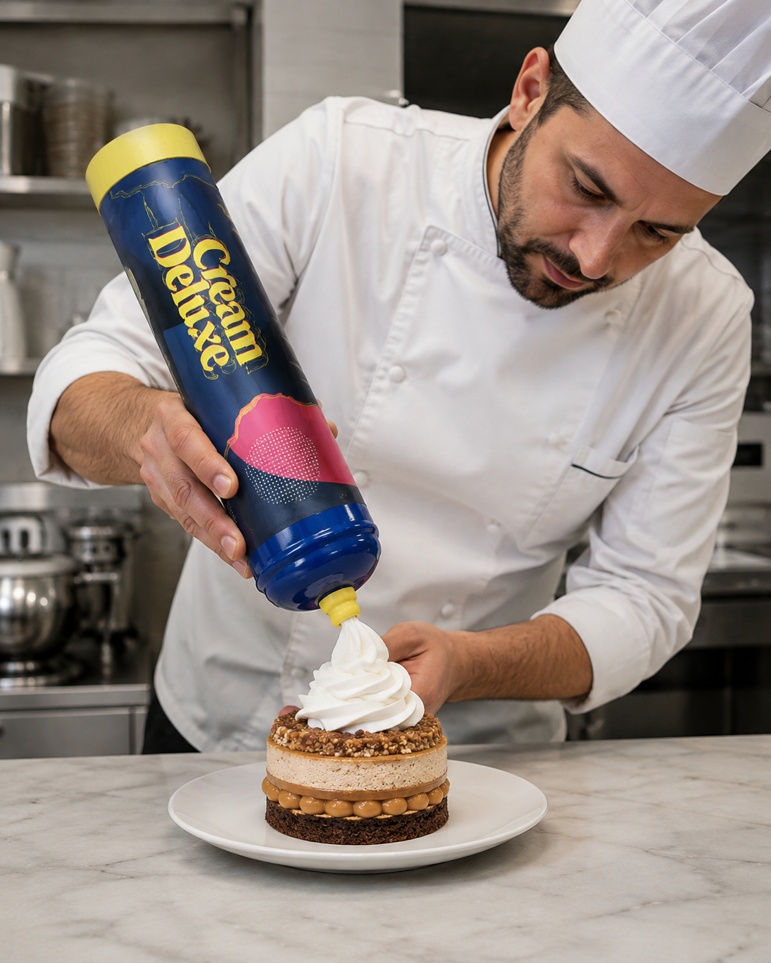 Palette de 6 bonbonnes de protoxyde d’azote alimentaire N₂O – Spécial pâtisserie